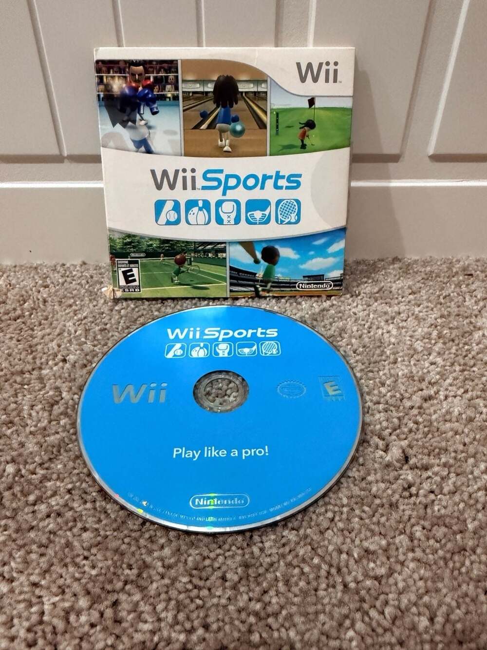 Wii Sports Nintendo Wii Game with Cardboard Sleeve